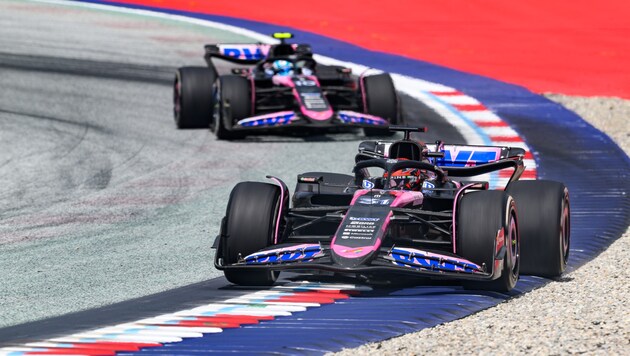 Esteban Ocon und Pierre Gasly (Bild: APA/MAX SLOVENCIK)