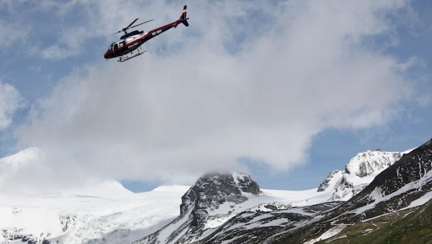 Das Salzburger Pärchen hatte sich zur Oberwalderhütte aufgemacht und kam in Not. (Bild: Polizei)