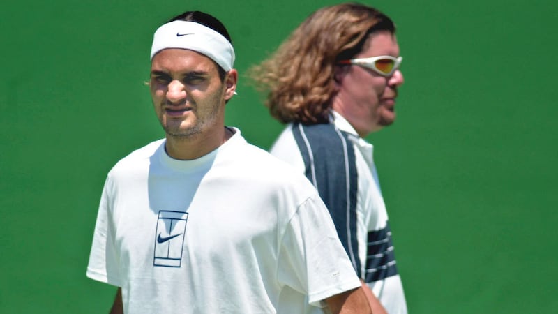 Federer (left) and Lindgren worked together for 3 years. (Bild: GEPA/GEPA pictures)