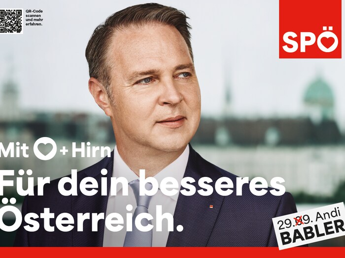 According to Hajek, "For a better Austria" is no-no and therefore not a good slogan