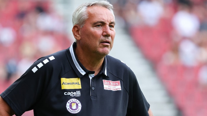 Peter Pacult had to put up with a lot of whistles 