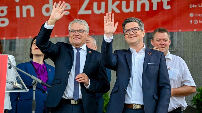 Mit den Landesparteichefs war Luger nicht immer im besten Einvernehmen – mit Michael Lindner ...