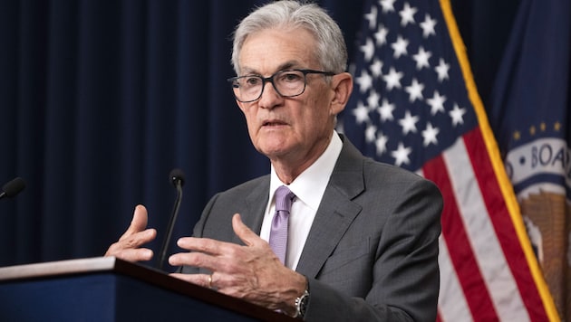 Fed-Chef Jerome Powell gab ein erstes Signal für eine Lockerung der Zinsen im September. (Bild: AFP)