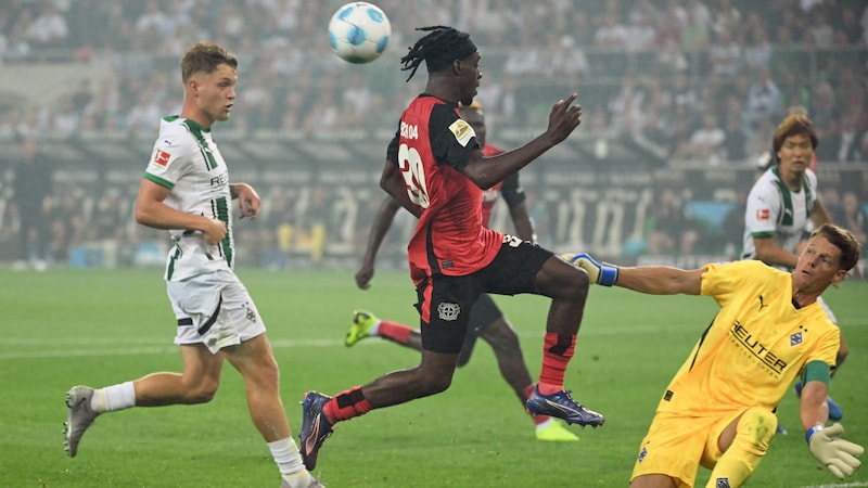 Leverkusen initially squandered a comfortable lead. (Bild: AFP/APA/INA FASSBENDER)