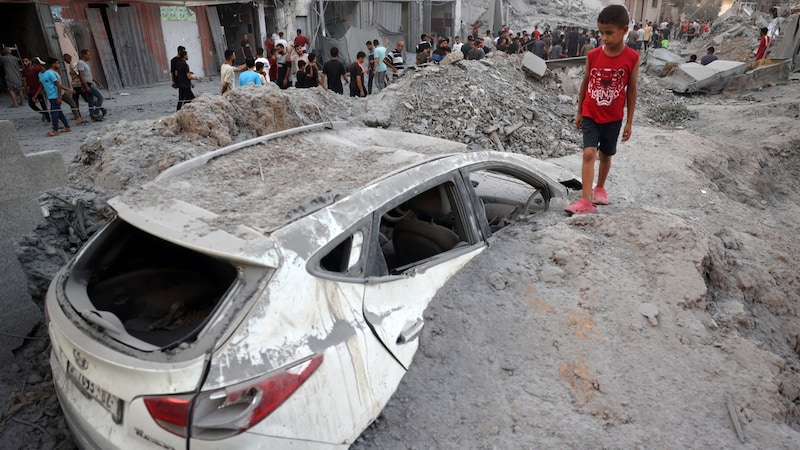 Boy in the Gaza Strip (Bild: AFP/Eyad Baba)