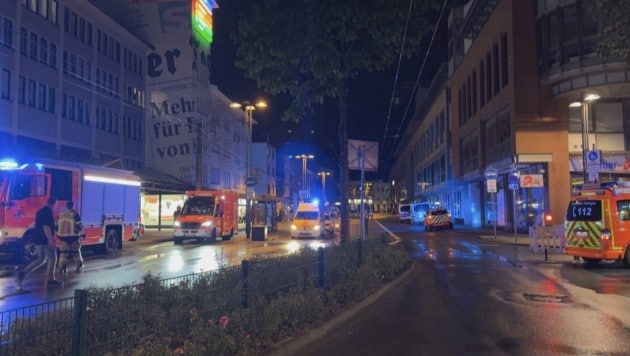 Großeinsatz in Solingen (Bild: AFP)