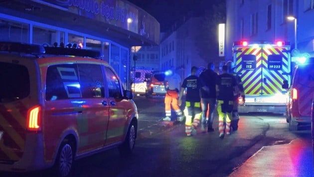 Major operation in Solingen (Bild: AFP)