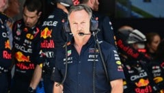 Deutliche Worte von Christian Horner in Richtung Sergio Perez (Bild: AFP/CHRISTIAN BRUNA)