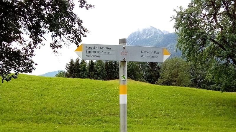 In Vorarlberg gibt es insgesamt rund 19.500 Wegweiser. (Bild: Land Vorarlberg/Abteilung Raumplanung)