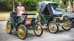 Die Olditmer der „Vienna Classic“ sind am Sonntag am Rathausplatz und beim Donauturm zu bewundern. (Bild: Vienna Classic Days)