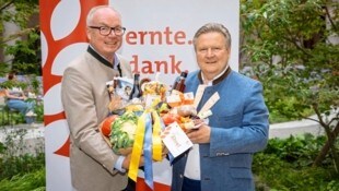 Wiens Bürgermeister Michael Ludwig mit Niederösterreichs Landesvize Stephan Pernkopf