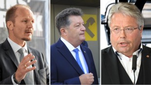 Die drei Ur-ÖVPler auf Abwegen: Anzengruber, Schöpf, Hörl (von links).