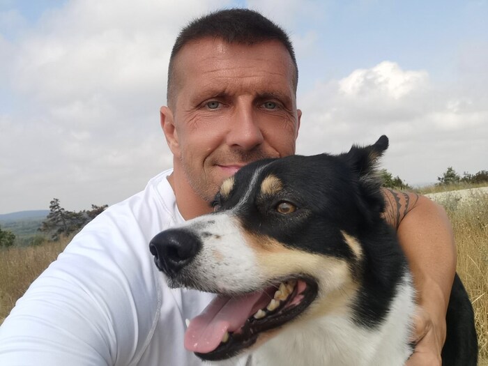 Peter Panner with "Loki"