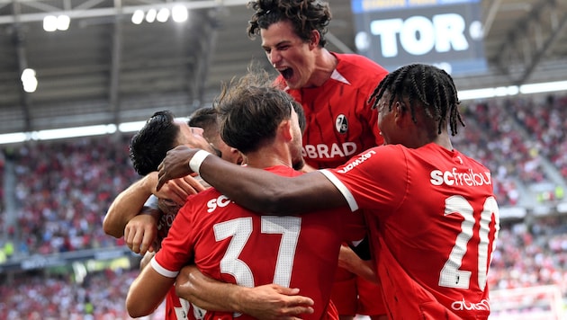 Freiburg defeated Stuttgart. (Bild: AFP/APA/Thomas KIENZLE)