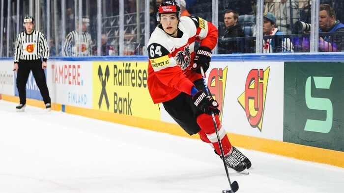 The future belongs to him: David Reinbacher in the ÖHV jersey.