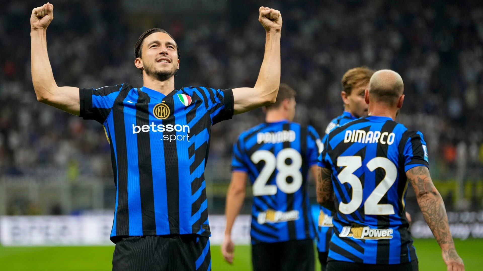 Matteo Darmian, autor de um dos gols da Inter de Milão (Foto: Bild: AP ( via APA) Austria Presse Agentur/ASSOCIATED PRESS)