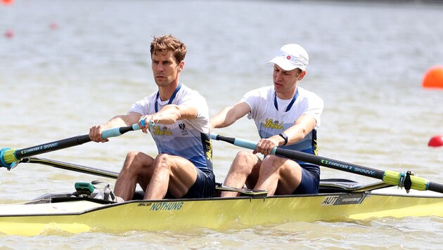 Paul Ruttmann und Konrad Hultsch sind Weltmeister. (Bild: GEPA/GEPA pictures)