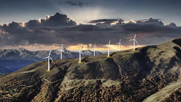 Up to seven wind turbines could be erected on the Hochalm in the future. (Bild: BI Assling)