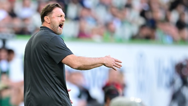 Ralph Hasenhüttl was unhappy with the atmosphere in the stadium. (Bild: GEPA/GEPA pictures)