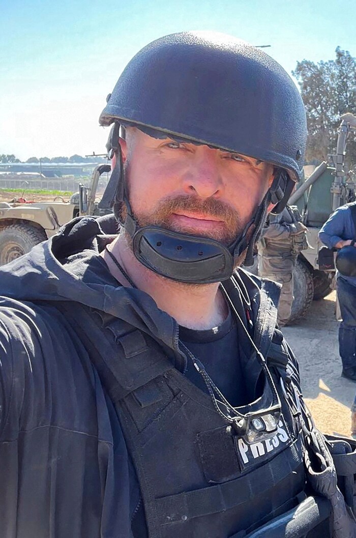 Reuters security consultant Ryan Evans from Great Britain was killed in the air strike.