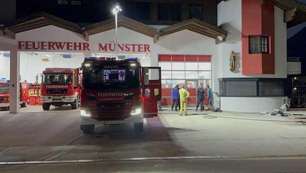 The arson attack on the fire department in Münster in Tyrol was quickly solved. (Bild: zoom.tirol)