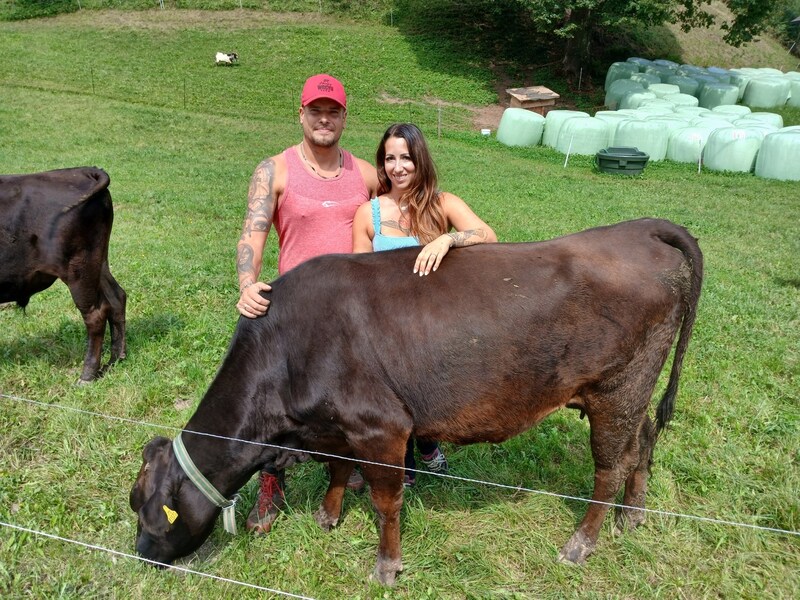 Johannes and Stephanie Hausberger converted their farm to breeding Wagyu cattle in 2017. (Bild: Philipp Braunegger)