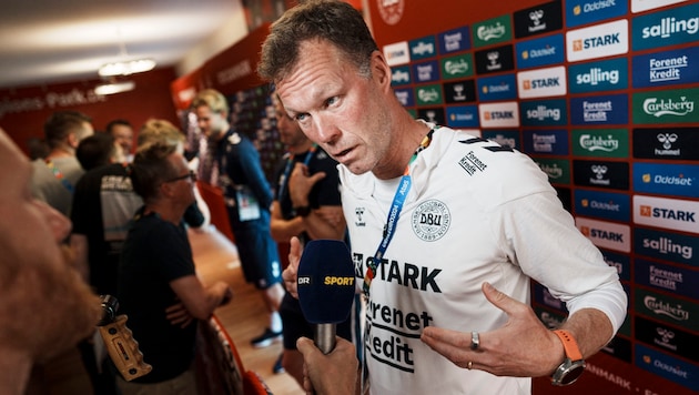 Morten Wieghorst will be absent for the two international matches in the Nations League. (Bild: AFP/APA/Ritzau Scanpix/Liselotte Sabroe)