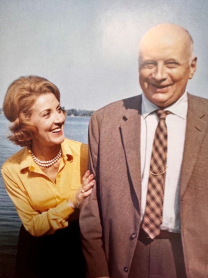 The princely couple in the 1970s...