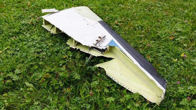 The aircraft parts were scattered everywhere. (Bild: Bernd Hofmeister)