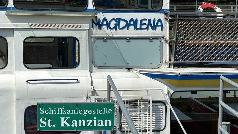 The "Magdalena", formerly the "Maria Wörth", initially even called the "Klagenfurt". (Bild: Mößlacher Hannes)