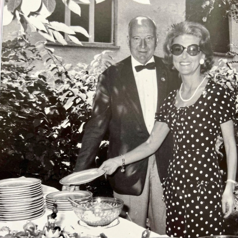 ... und bei seiner Silberhochzeit im August 1971. (Bild: Reinhard Judt)