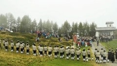 Auf einer Seehöhe von 1700 Meter wurde gefeiert. (Bild: Roland Mühlanger)