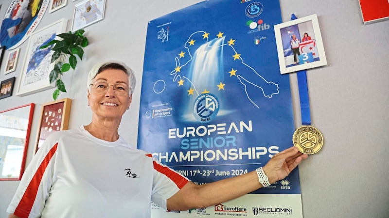 Club chairwoman Barbara Reinalter is extremely proud of her team. She herself has already won several medals. (Bild: Johanna Birbaumer)