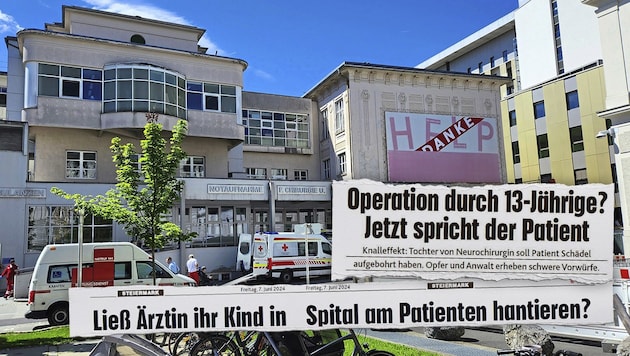 Der Fall sprach sich im Spital wie ein Lauffeuer herum. (Bild: Krone KREATIV/Wulf Scherbichler, Krone)