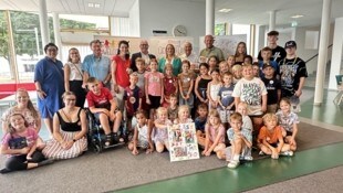 Schauplatz Oberwart: Am Montag stattete Landesrätin Winkler den Kids einen Besuch ab.