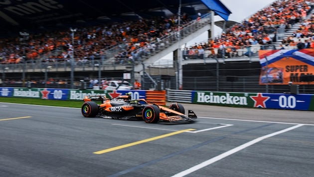 Lando Norris has started from pole position four times this year. (Bild: AFP/APA/POOL/Patrick Post)