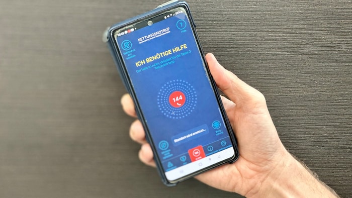 Die Notruf-App ist eine Alternative zum herkömmlichen Notruf – vor allem, wenn man nicht ...