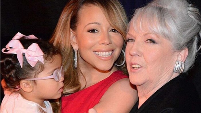 Mariah Carey with mom Patricia