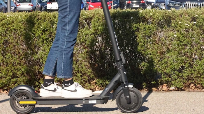 The trio robbed their victims with electric scooters.