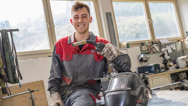 Preparing for months: Welder Alexander Pfleger from St. Jakob im Walde (Bild: Juergen Fuchs)