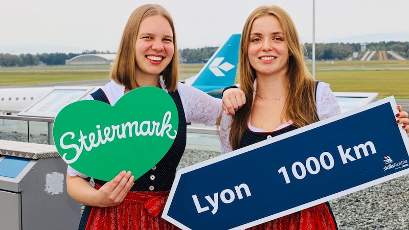 Magdalena Rath und Johanna Haimel vertreten die Steiermark in Lyon (Bild: Jauschowetz Christian)