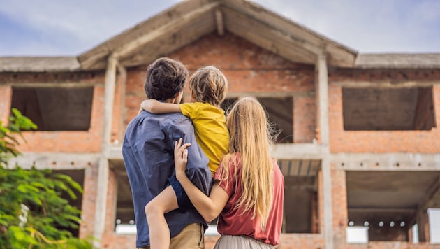 The dream of home ownership - for young families it remains a dream, says the SPÖ. (Bild: 2021 Elizaveta Galitckaia/Shutterstock)