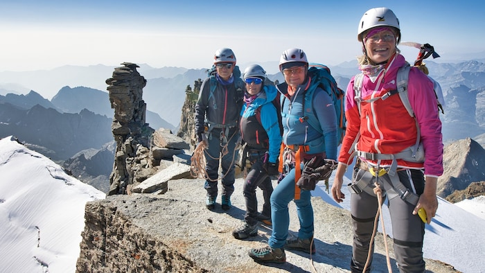 The view at 4000 meters impresses even experienced mountaineers