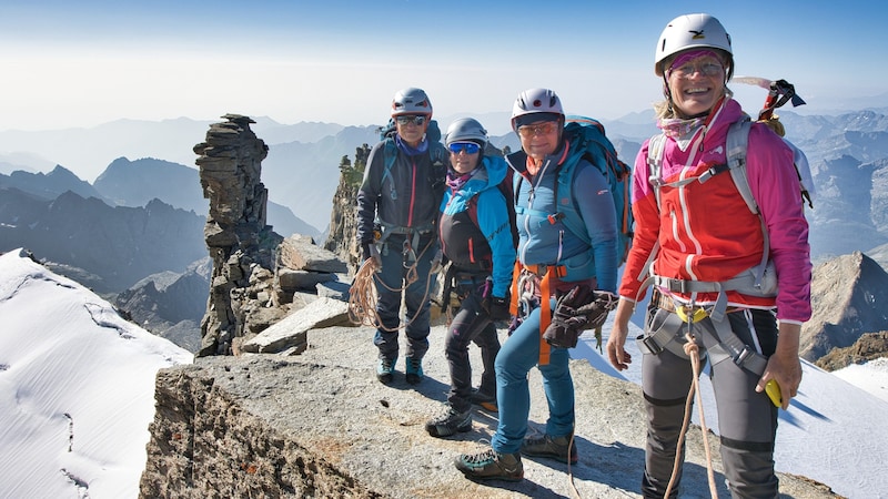 The view at 4000 meters impresses even experienced mountaineers (Bild: Weges)