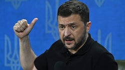 Der ukrainische Präsident Wolodymyr Selenskyj (Bild: AFP/Sergei CHUZAVKOV)