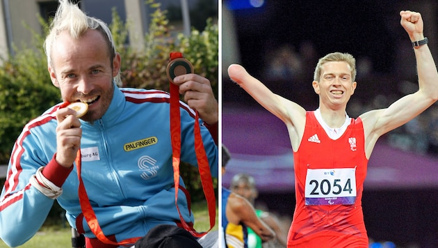 Thomas Geierspichler und Günther Matzinger (re.) sorgten bei den Paralympics für Salzburger Sternstunden.  (Bild: GEPA/GEPA, )