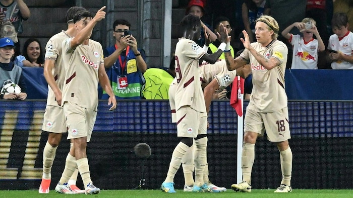 The goal gave Salzburg security