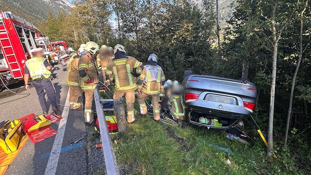 The car of the German couple (Bild: ZOOM Tirol/Krone KREATIV)