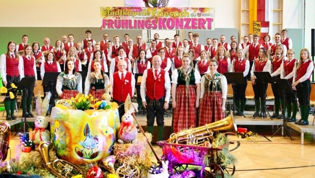 The spring concert is a fixed point in the Friesach town band's performance year. (Bild: Renatus Sturm Stadtkapelle Friesach)