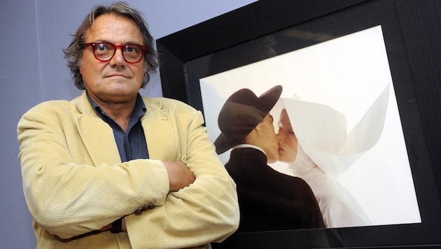 Oliviero Toscani became famous for his controversial images. Now the star photographer is terminally ill. (Bild: APA/HERBERT PFARRHOFER)